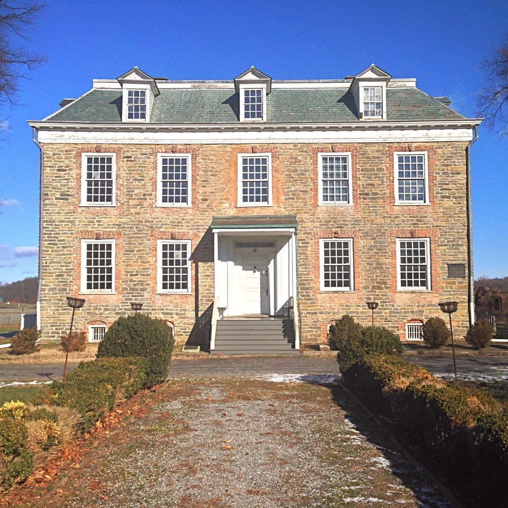 The 1748 Van Cortlandt House.  Washington stayed here three times during the Revolutionary War.