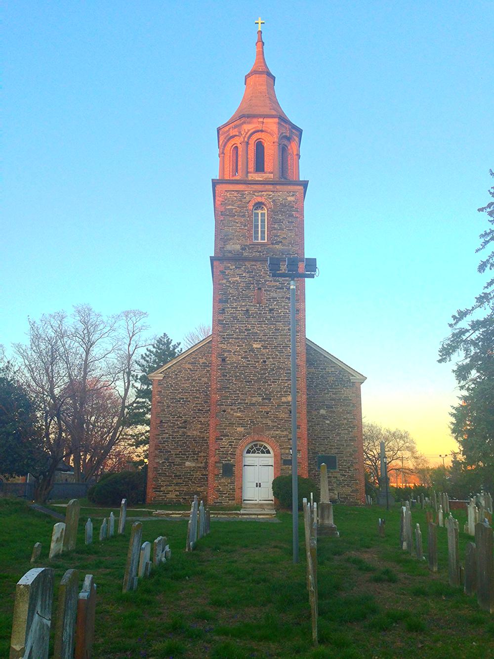 St Paul's Church, built in 1764 located in today's Mount Vernon, NY..  It was called the Church of Eastchester until 1795.  
